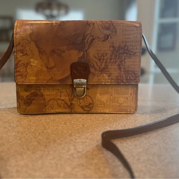 Patricia Nash Italian Sketchbook Crossbody Bag - Picture 2 of 7